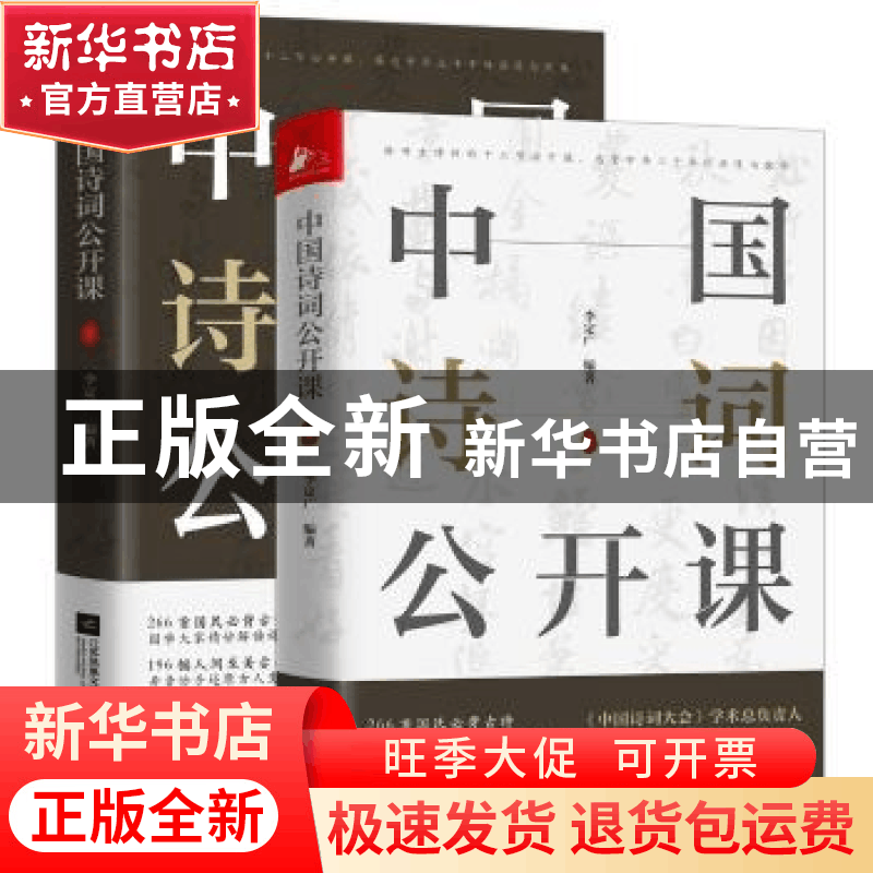 正版 中国诗词公开课(上下) 李定广 江苏凤凰文艺出版社 97875594图片