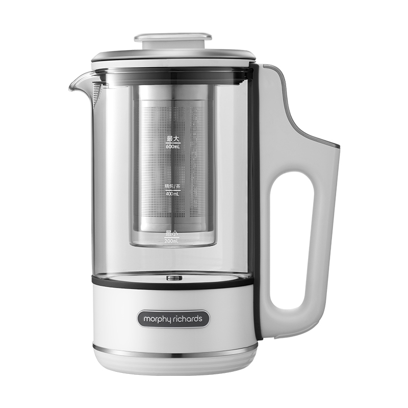 摩飞(Morphyrichards)便携养生壶迷你煮茶器烧水壶养生杯小型办公室家用多功能煮茶壶热水壶MR6086典雅白高清大图