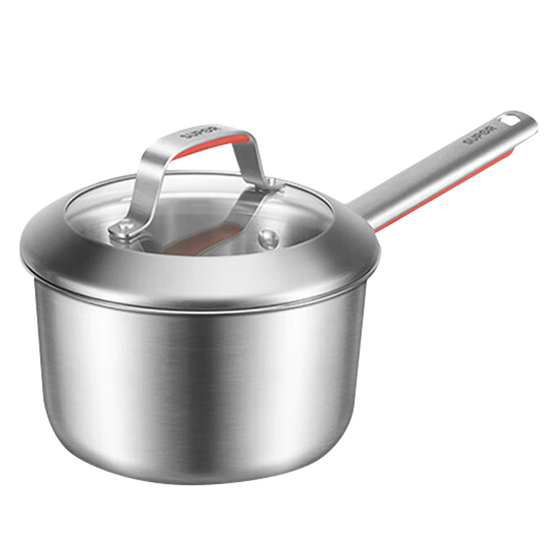 苏泊尔奶锅304加深加厚三层复合钢汤锅电磁炉燃气灶CT18CC1