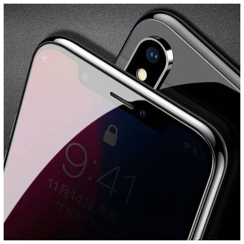 苹果x钢化膜11pro防窥iphone8plus/7p/6p全屏xsmax手机膜xr蓝光6s