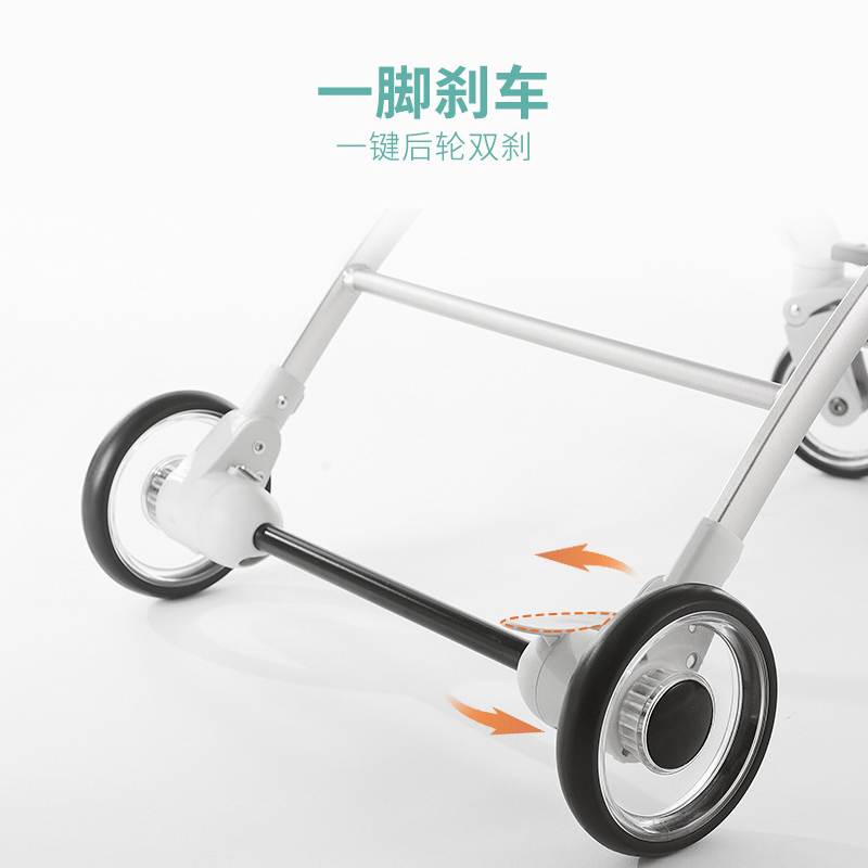婴儿推车轻便可坐可躺折叠避震高景观双向宝宝儿童手推车-