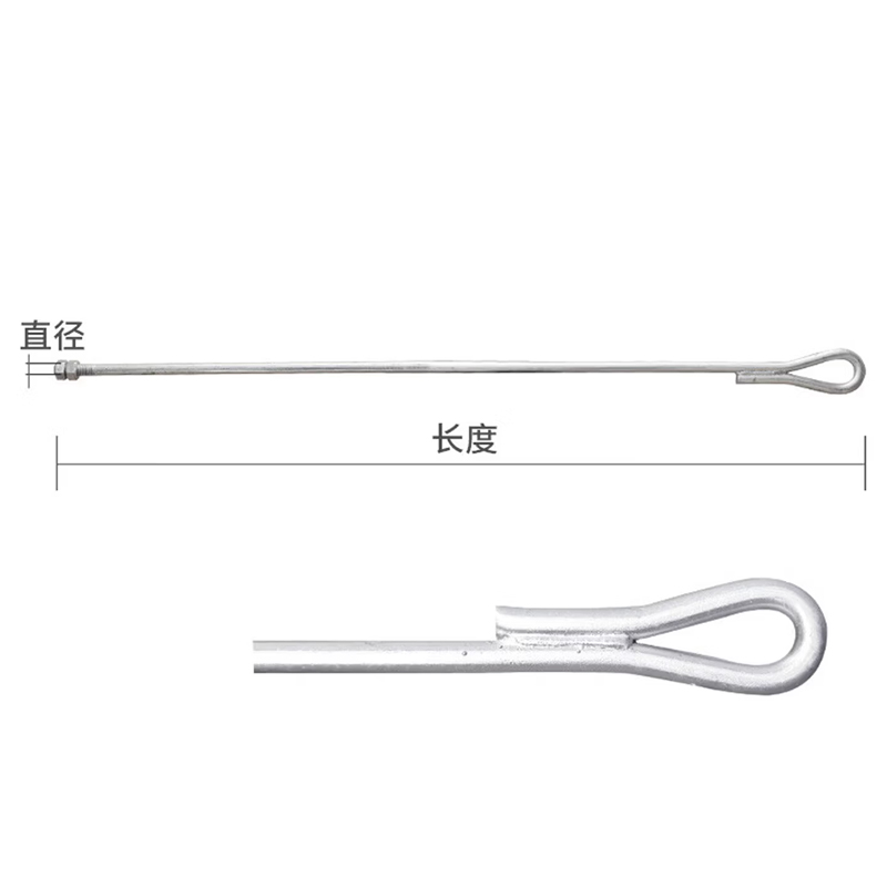 GYZXTX 镀锌拉线地锚 M14×1800 单位/根高清大图