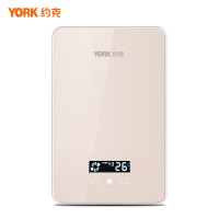 约克(YORK)即热式电热水器YK-DJ3金免储水速热式小型家用厨房发廊淋浴器智能变频恒温大水量6500W