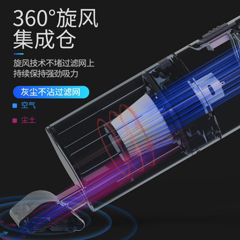 车载吸尘器无线车用大功率汽车强力专用家用车内两用迷你小型充电