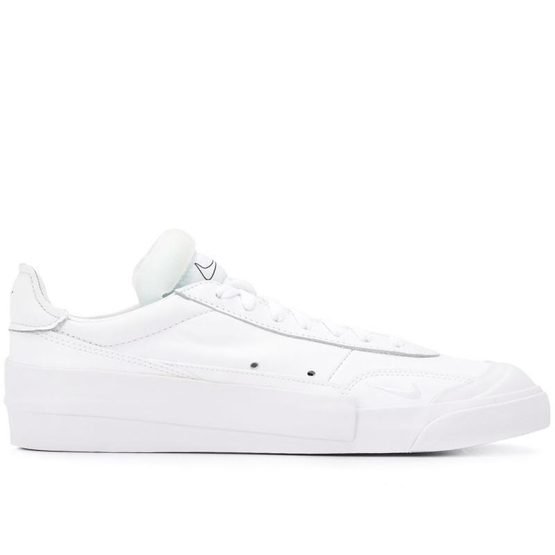 耐克(NIKE)NIKE男款拼接跑步鞋白色黑色撞色橡胶底透气运动鞋