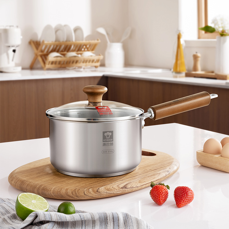 康巴赫316L不锈钢健康奶蒸锅高清大图