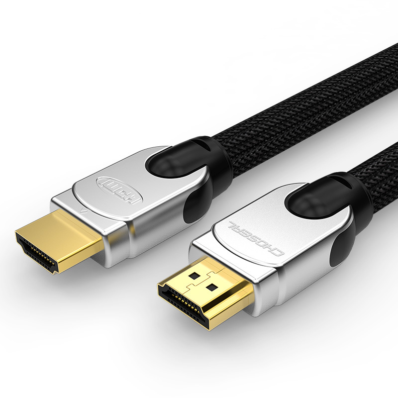 秋叶原(CHOSEAL) hdmi线高清线2.0版4K工程3d数据线电脑电视连接线工程加粗款高清HDMI线10米(BY)高清大图