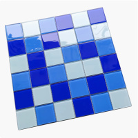 路佳 水晶玻璃游泳池瓷砖 三色深蓝-30*30公分