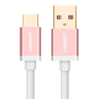 绿联Ugreen Type-C数据线 USB3.0安卓手机快充充电器电源线 支持华为荣耀小米魅族 0.5米 30537