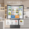 美的(Midea)家用电冰箱 真香系列M60双系统508法式超薄平嵌双循环底部散热BCD-508WUFPZM(E)星尘砂
