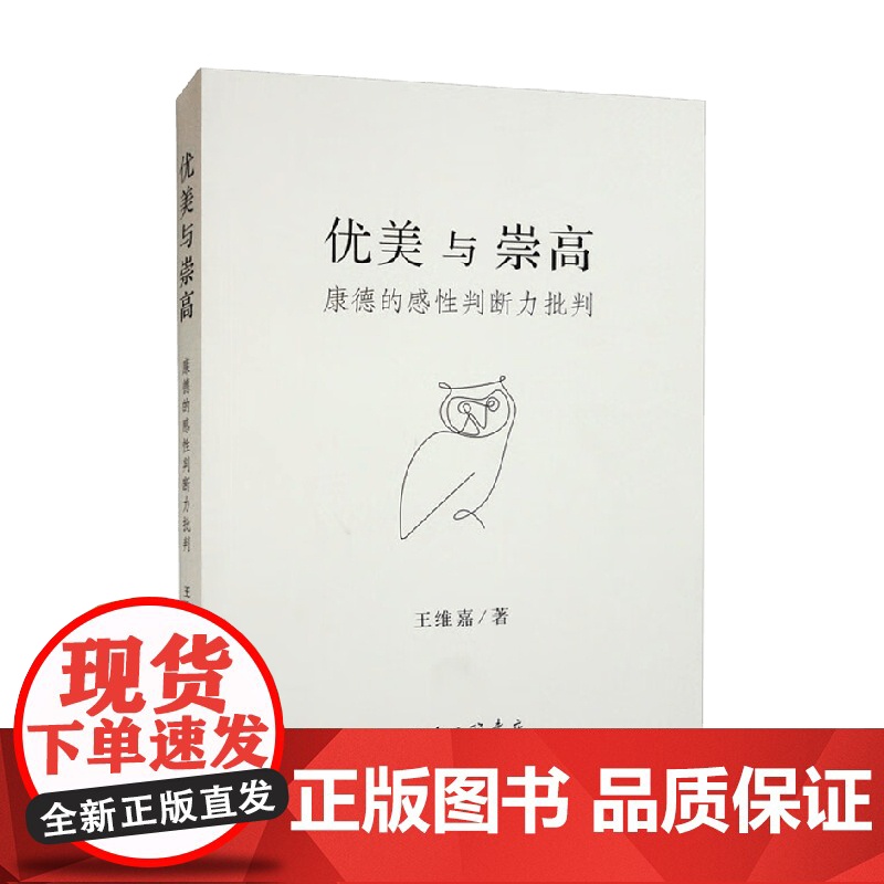 优美与崇高 康德的感性判断力批判 王维嘉 著 哲学高清大图