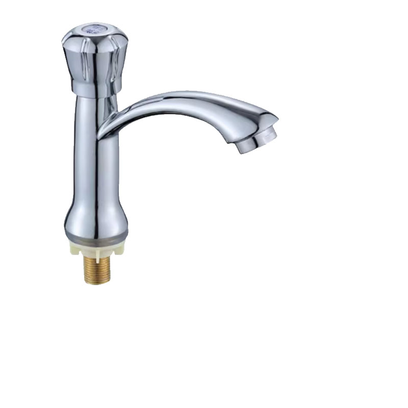 塑钢面盆单冷水龙头洗手盆水嘴带盖板 单位:个高清大图