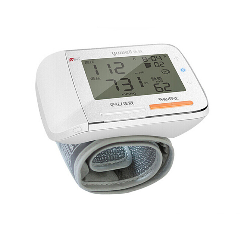 鱼跃(YUWELL)YE8900A 家用全自动高精准血压测量仪器 量血压表小巧腕式便携电子血压计(无语音)高清大图