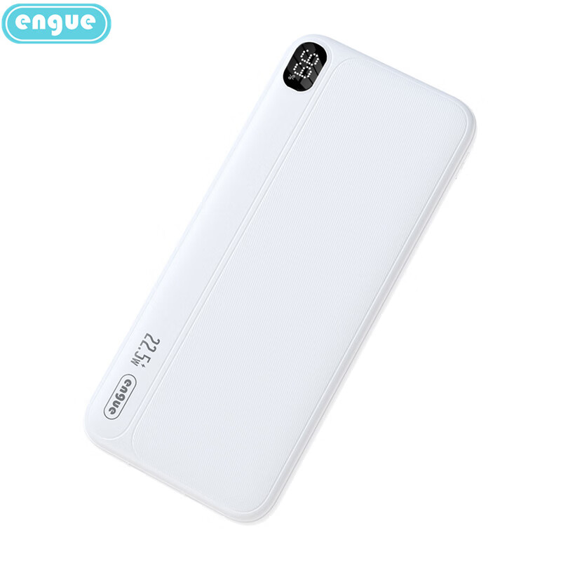 engue恩谷 充电宝自带线10000毫安超薄大容量可上飞机智能数显便携快充移动电源 22.5WEG-LP15