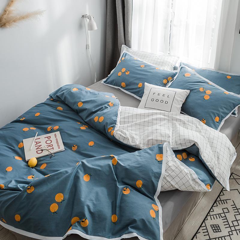 家柏饰(CORATED)全棉全棉床上用品四件套宿舍床单人三件套床笠被套春