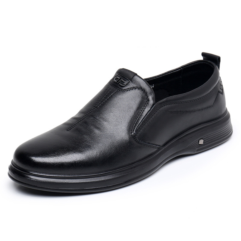 奥康2024春季新款男士套脚休闲鞋防滑耐磨中老年男鞋舒适一脚蹬爸爸鞋