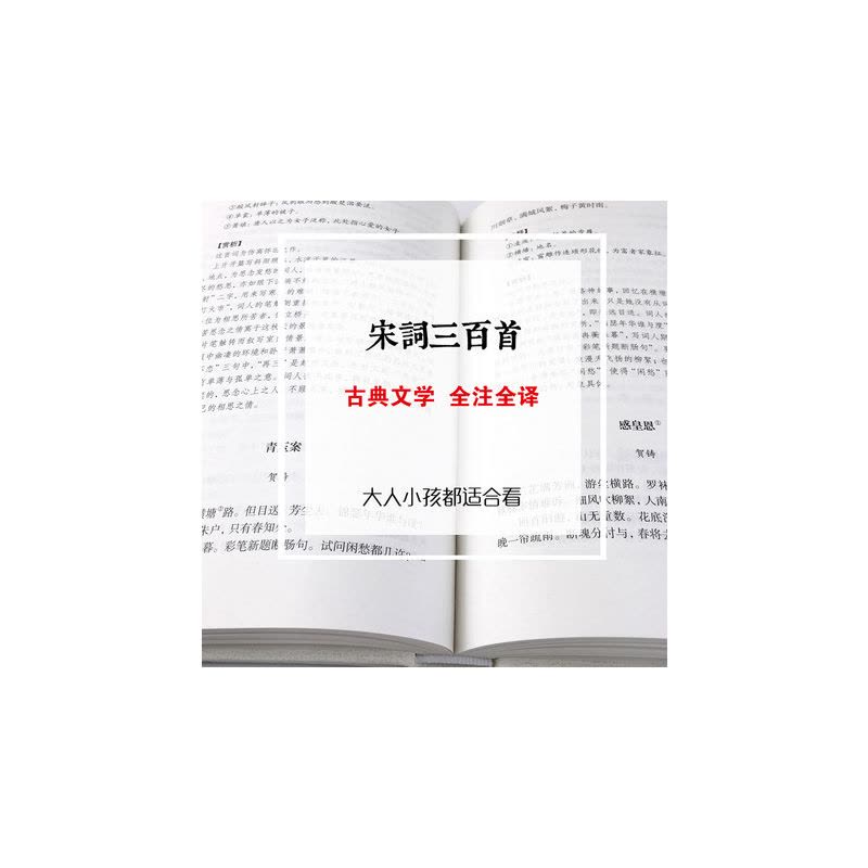 [正版]精装全译.唐诗三百首精装全解中国古诗词全宋词鉴赏词典辞典赏析唐诗宋词选集配宋词三百首华好诗词诗经诗词书籍图片