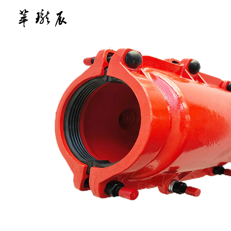 萃珑辰 球墨铸铁直管哈夫节(包铸铁管)DN200*500 个高清大图