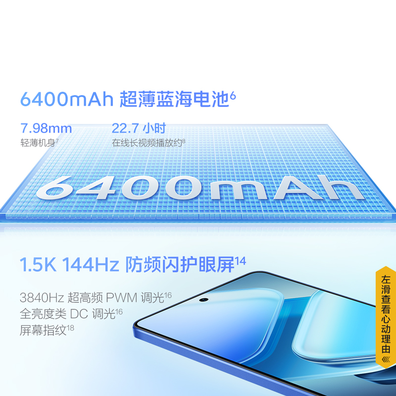 iQOO Z9 Turbo长续航版 12GB+512GB 星光白 全网通5G新品手机第三代骁龙8s芯片5000万像素144Hz高刷80W闪充6400mAh大电池拍照游戏学生性能手机高清大图