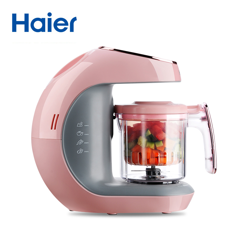 海尔(Haier )家用多功能婴儿辅食机 婴儿辅食料理机 电动食物研磨器料理机 蒸煮搅拌一体机 HBB-I0201高清大图