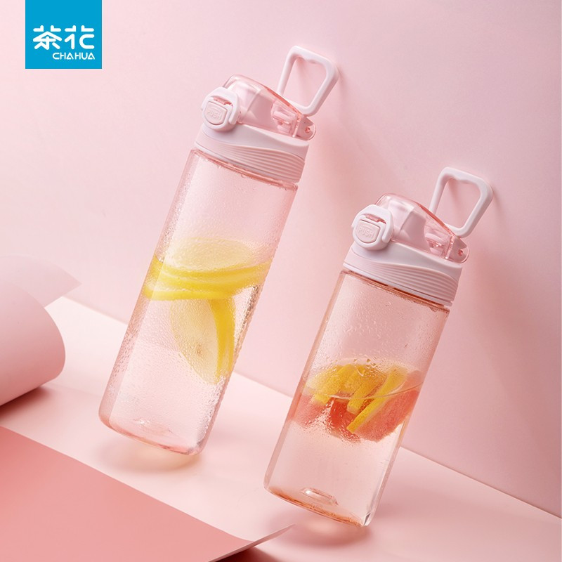 茶花050002维力特运动水杯塑料水杯运动水壶620ml 1个装