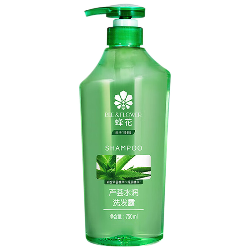 蜂花洗发水控油芦荟精华保湿蓬松清爽洗发露750ml