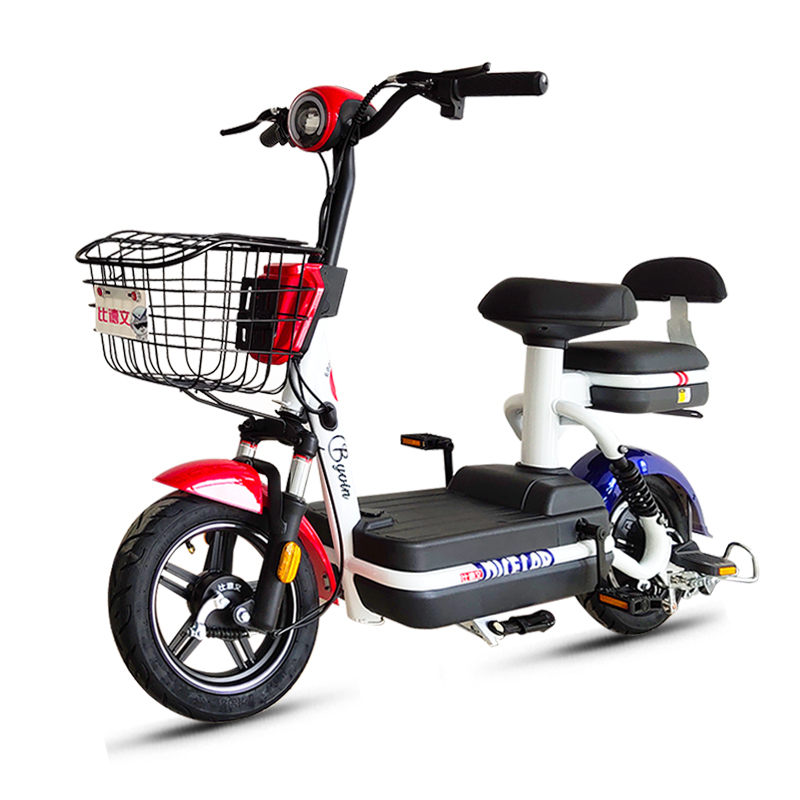 比德文电动车可取充电电动自行车48v电瓶车男女助力车代步车学生新款