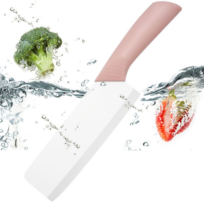 陶瓷刀具水果刀套装家用厨房削皮刀便携小刀厨师刀婴儿辅食锋利|北欧粉5寸(带刀套)图片
