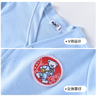 铅笔俱乐部童装2020秋装新款男童开衫外套女童薄款V领学院风上衣