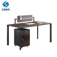 江莱钢架员工桌单人位含柜办公桌1200*600*750mm/JL-Z04/张