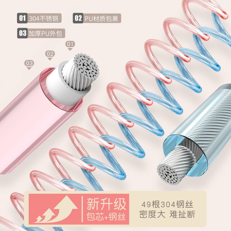 防丢儿童安全绳溜娃防走丢手环防走失带牵引绳宝宝儿童防丢绳|粉-不反光无锁固定头 2.0米