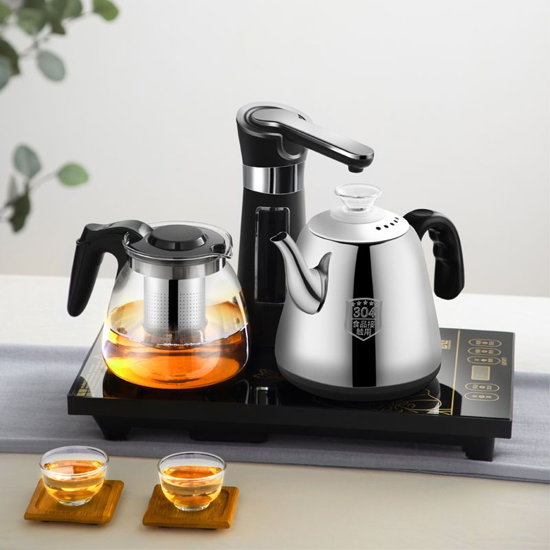 全自动上水壶电热水壶玻璃家用泡茶电烧水壶电茶壶煮茶器全自动双壶