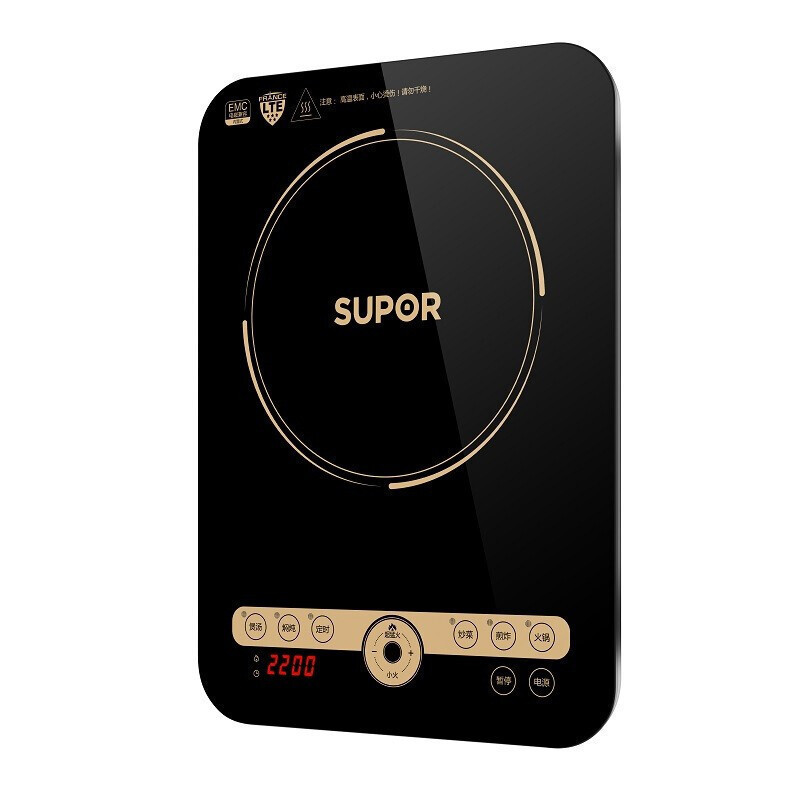 苏泊尔(SUPOR)电磁炉大功率耐用面板纤薄设计定时功能电磁灶 配汤锅和炒锅高清大图