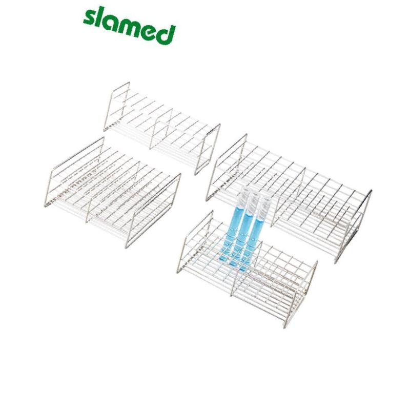 SLAMED 不锈钢SUS试管架 适合试管Φ24mm 摆放数100