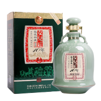 女儿红 绍兴黄酒 十年陈桂花林藏青瓷瓶礼品酒 500ML单盒装