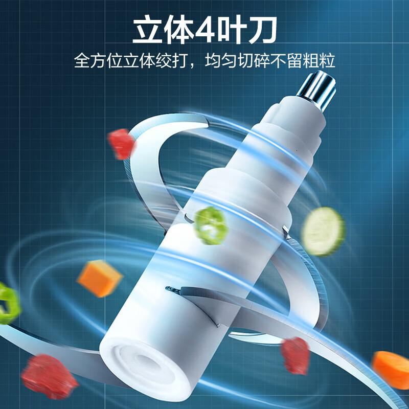 苏泊尔绞肉机家用多功能料理机不锈钢绞馅机婴儿辅食机大容量切菜搅肉搅拌机JR54U-G316 2L高清大图