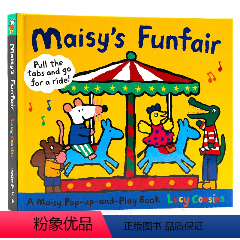 小鼠波波游乐场 [正版]Maisy小鼠波波系列 英文原版绘本 儿童英语读物纸板书 Maisy’s Fire Engine