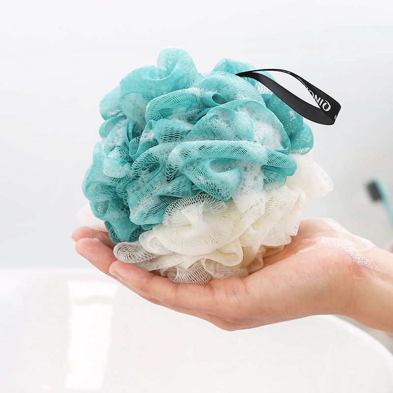 沐浴球泡澡球浴花可爱搓澡搓背起泡洗浴用品沐浴花洗澡巾1个装颜色