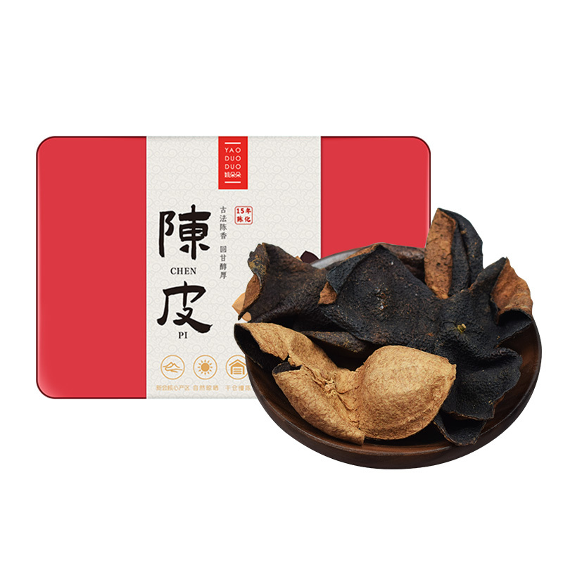 姚朵朵 新会陈皮50g 15年广东新会大红陈皮茶地道陈皮干正品老陈皮干