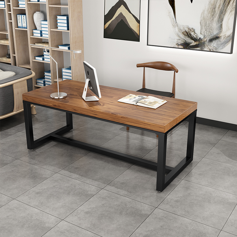 寻木匠北欧台式电脑桌办公室工作台实木会议桌卧室书桌长桌写字桌子