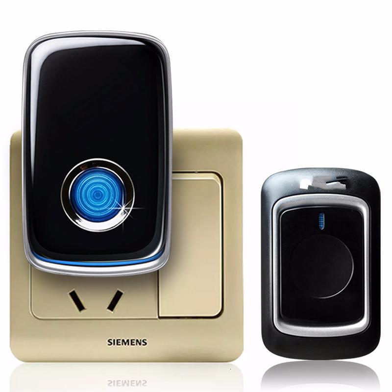 铃无线家用一拖三超远距离防水电子智能家居远程老人呼叫器白色一拖二