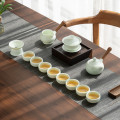 苏氏陶瓷/SUSHI CERAMICS J1049 影青茶具大套装 （单位：套）