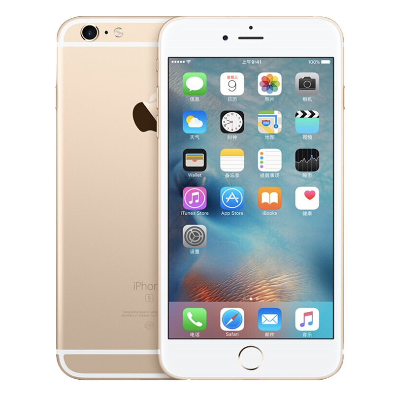二手9新苹果appleiphone6s64g金色全网通4g手机