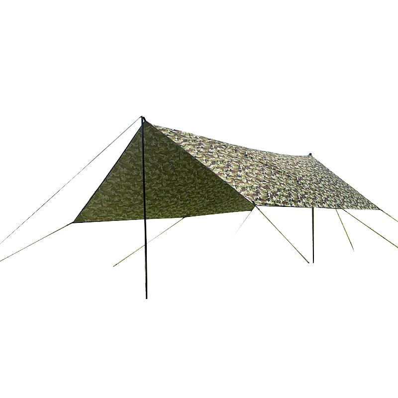 劲脉 迷彩天幕帐篷 3*5*2.2M 顶高清大图