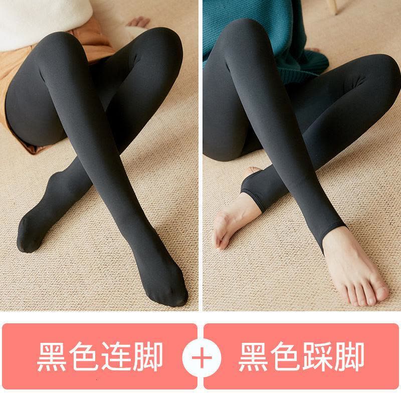 光腿神器女春秋冬季裸感肤色丝袜薄款秋裤内外穿加厚加绒打底裤袜莎丞图片