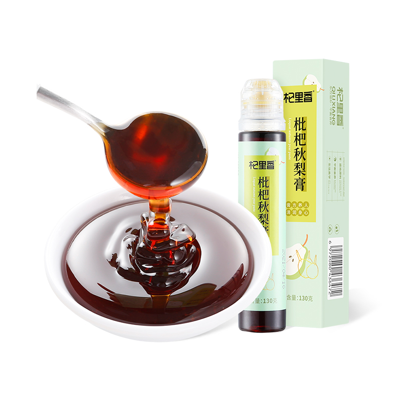 拍1发2杞里香枇杷秋梨膏130g手工琵慈砀山纯冰糖雪梨膏老人儿童莱阳琵芭