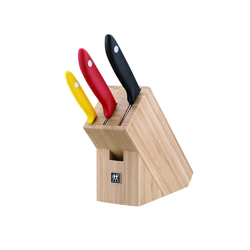 双立人TWIN Point S三色竹制插刀架四件套32870-004-762