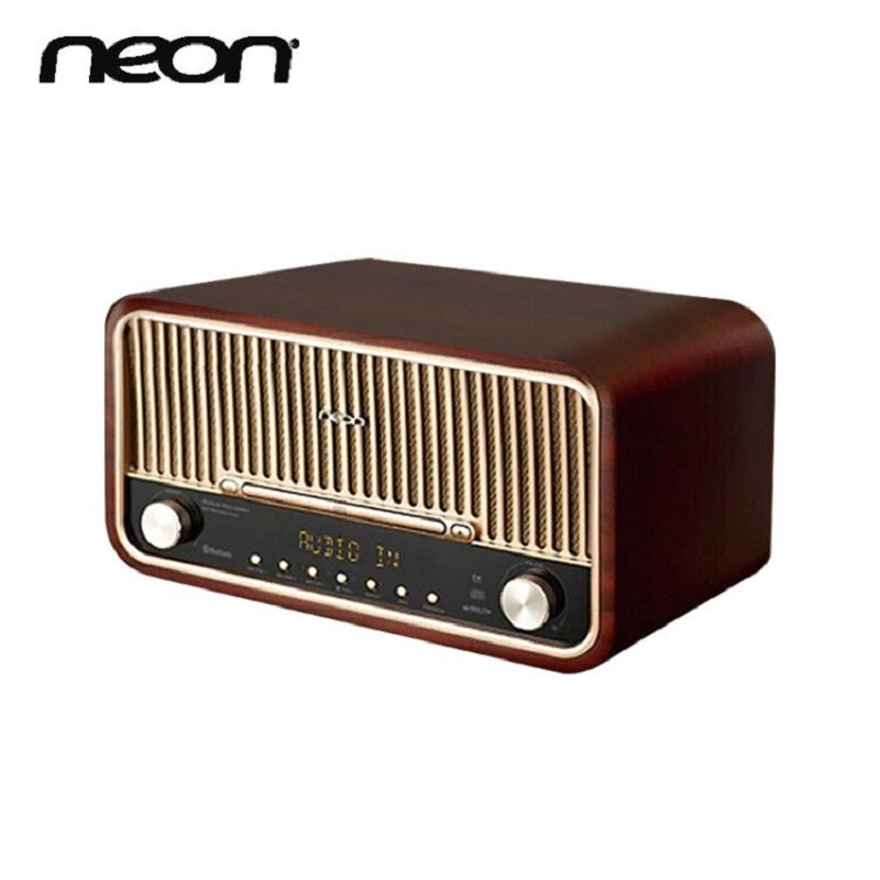 neon(丽扬)复古迷你组合音响CD播放蓝牙光纤USB播放FM桌面台式一体式胎教音箱