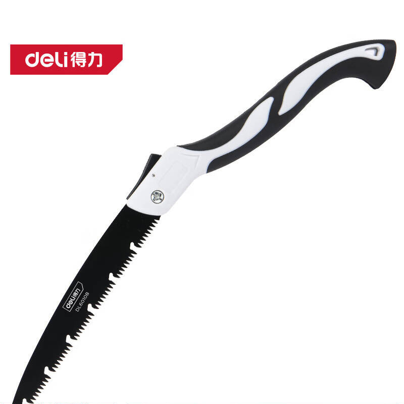 得力工具 DL6010B 折叠锯发黑退屑槽(黑) 10"65Mn(单位:把)
