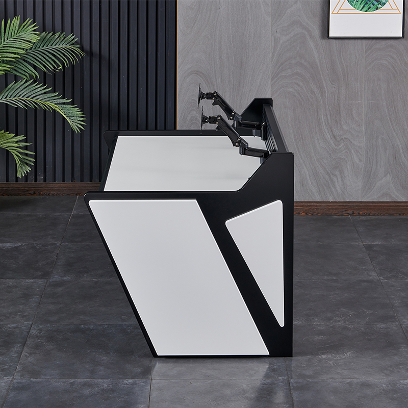 鑫虎威 监控操作台语音控制指挥台交通指挥中心工作台 双联1.28米宽[款式可备注]高清大图